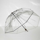 Amemachi 58 　(parapluie pliant en plastique à ouverture manuelle)　noir　